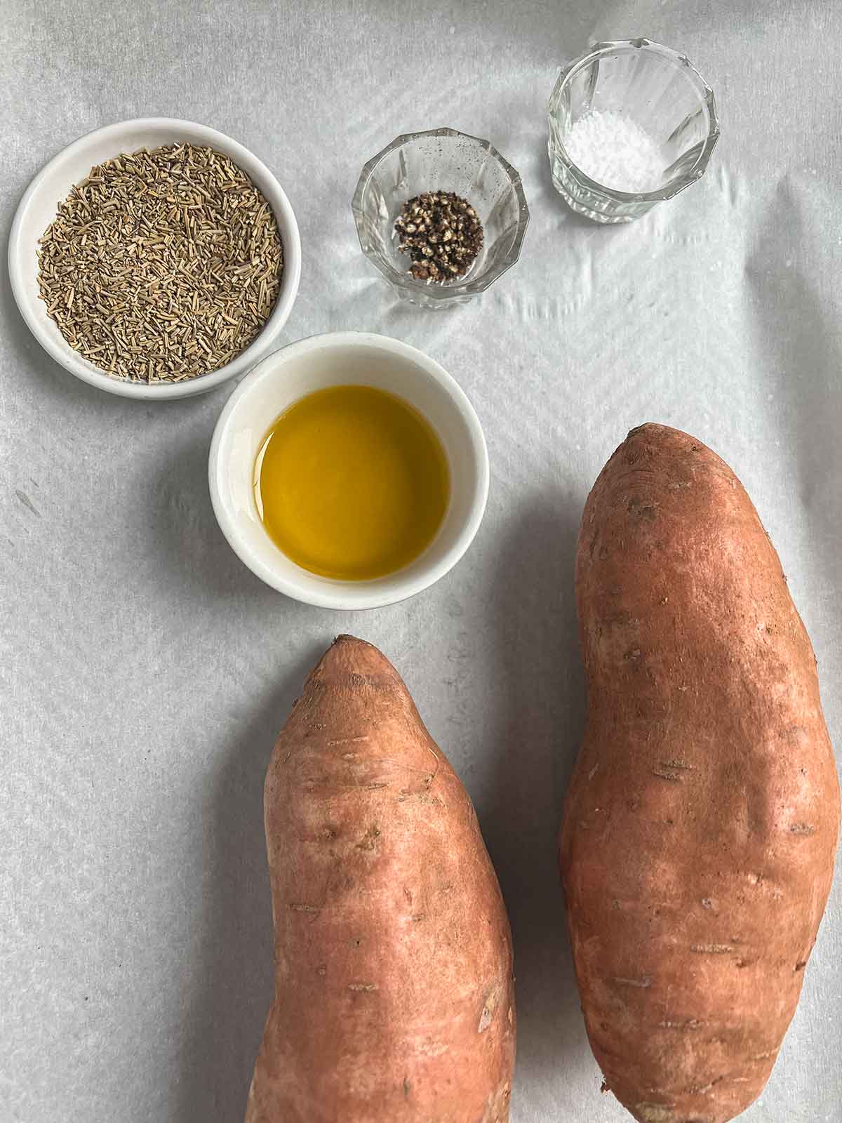 roasted sweet potato wedges ingredients